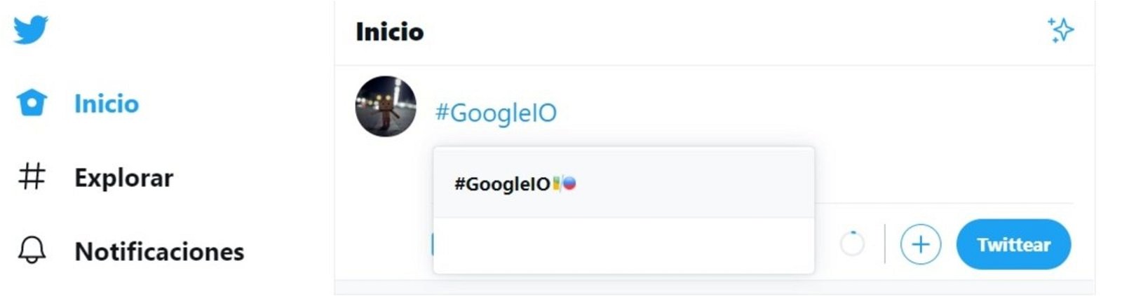 Hashtag del Google I/O 2021