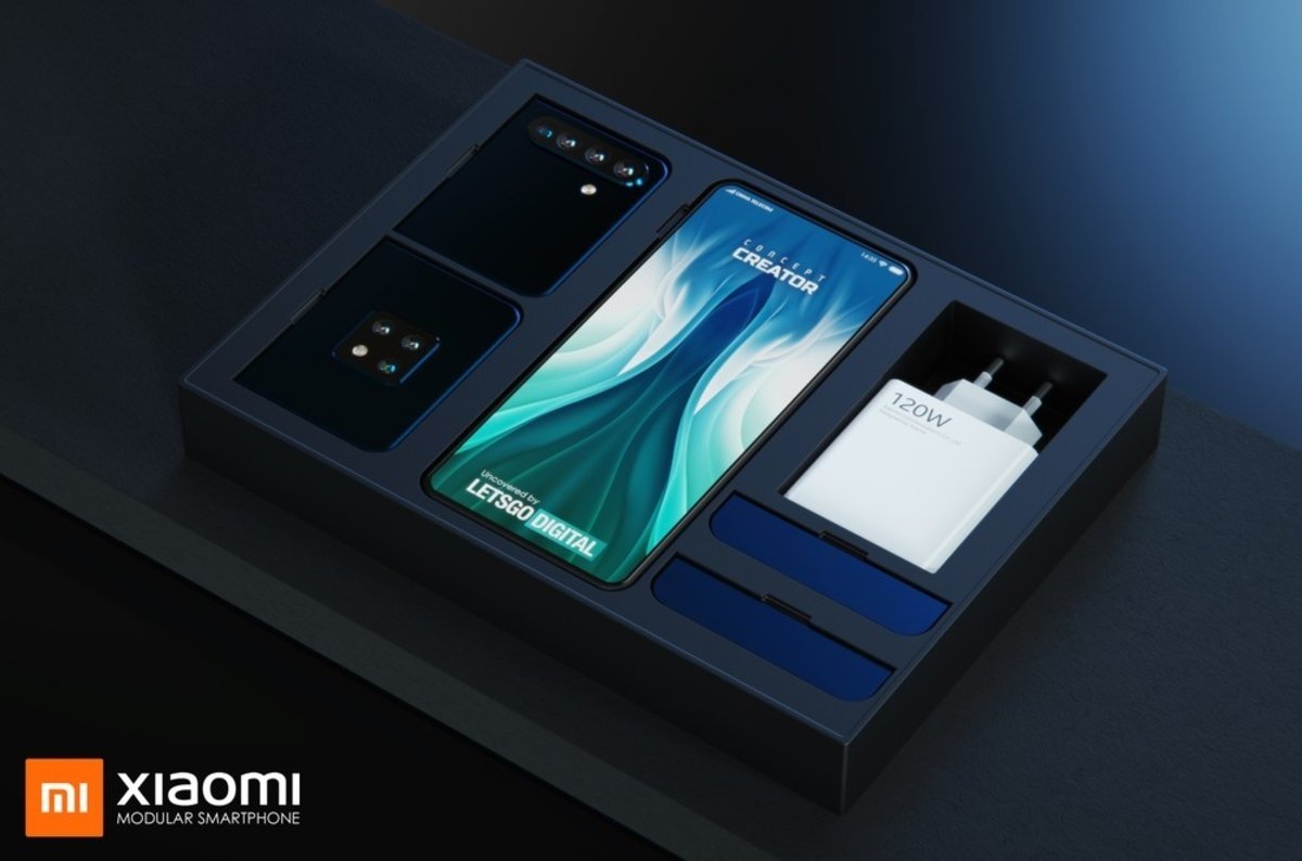 Concepto de móvil modular de Xiaomi