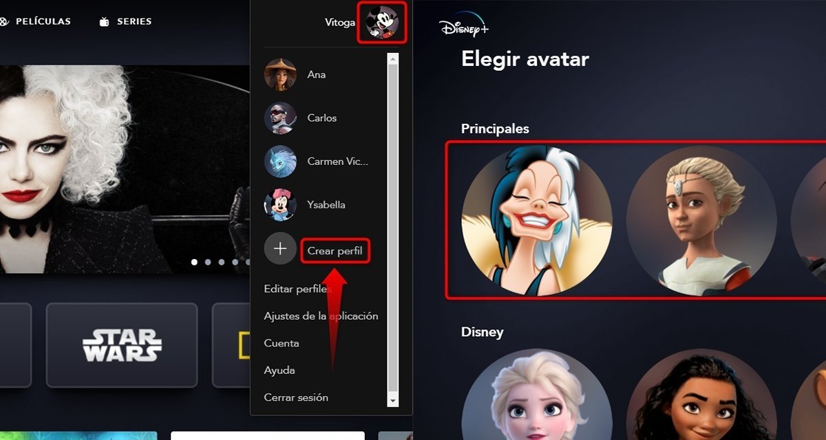 How to create a profile on Disney +