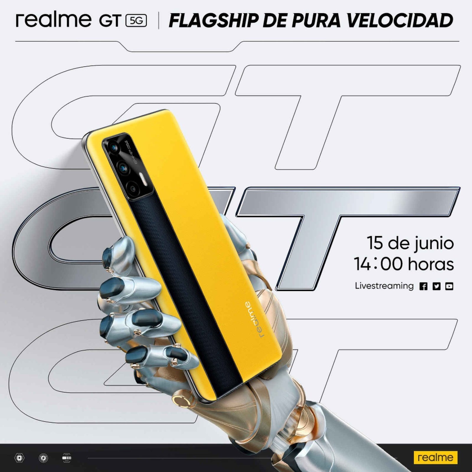 El realme GT 5G llegará a España el 15 de junio