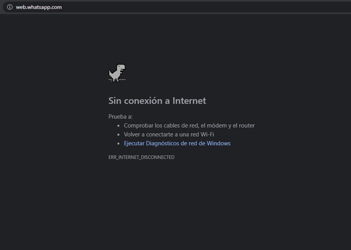 Ordenador sin conexion a Internet