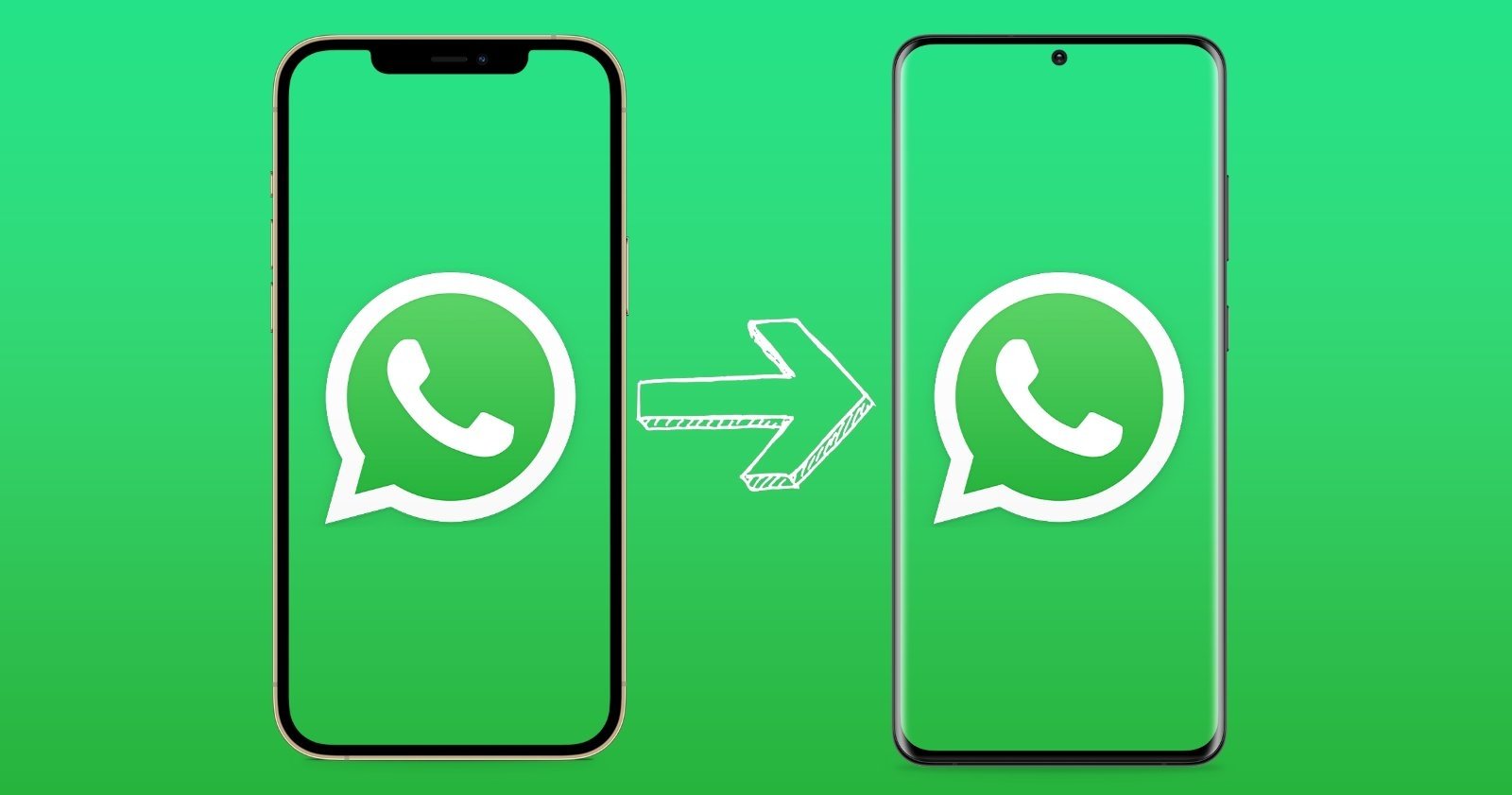 Pasar chats de WhatsApp