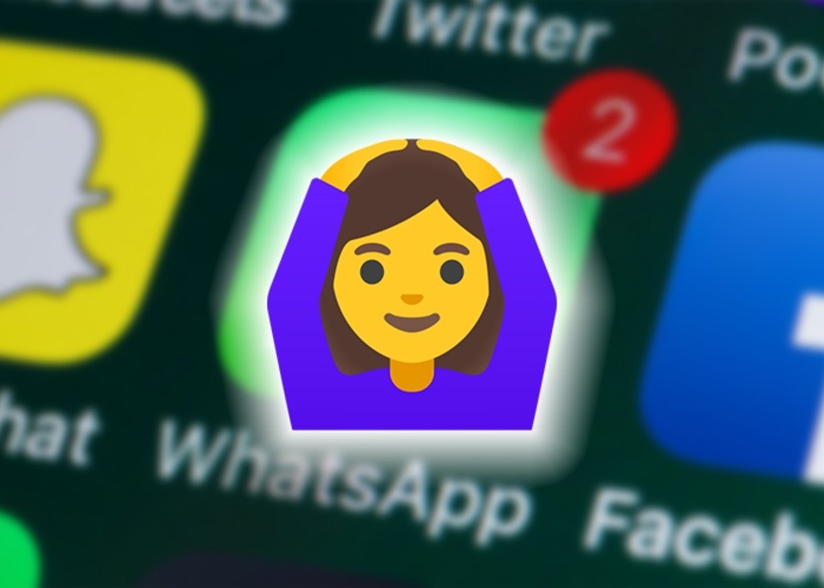 Que significa el emoji de WhatsApp con las manos en la cabeza
