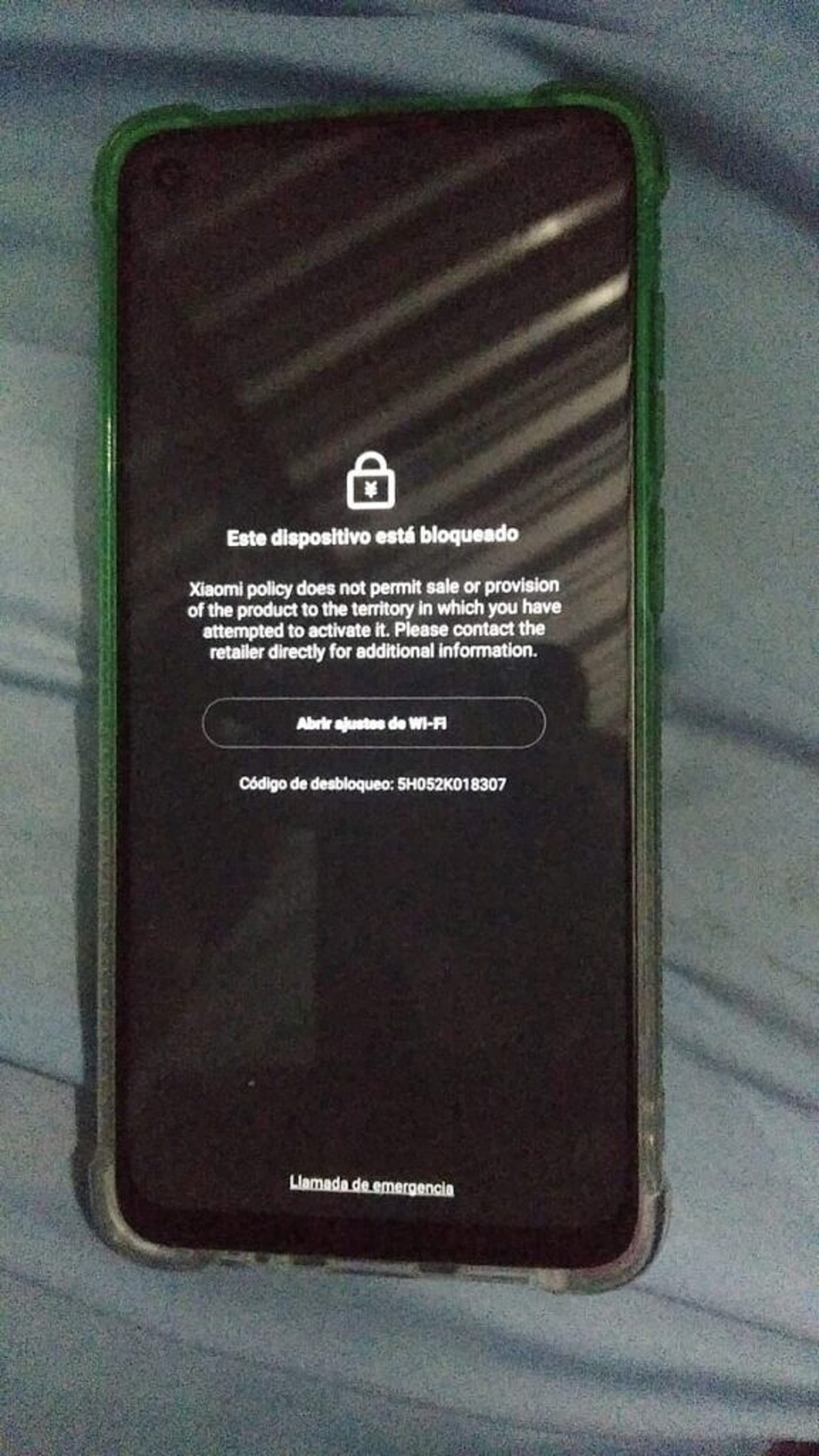 Móvil Xiaomi bloqueado en Cuba