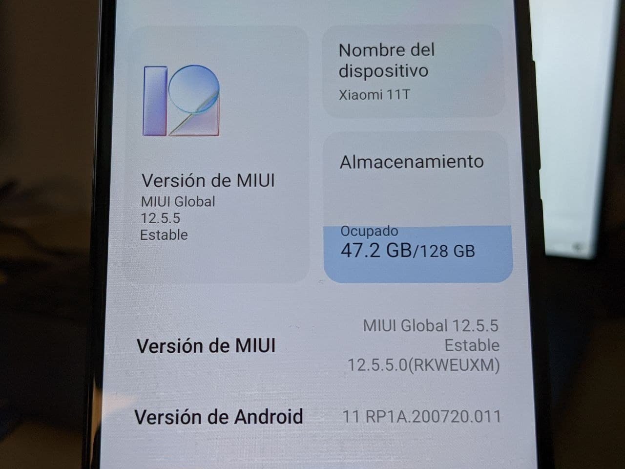 MIUI version numbers and letters