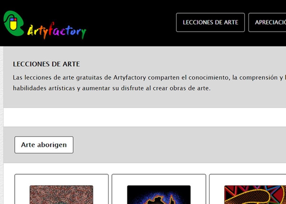 ArtyFactory: lecciones de arte gratuitas