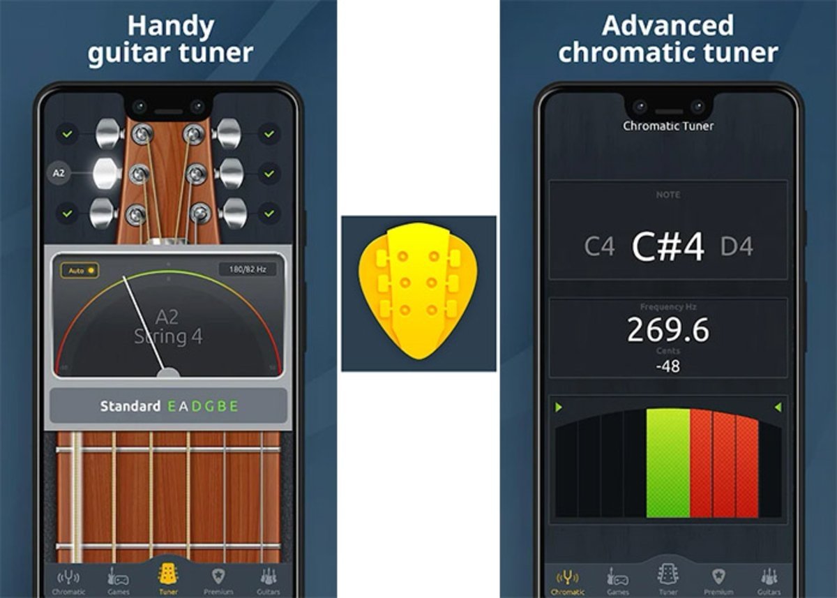 Chromatic Guitar Tuner: to tune your guitar successfully