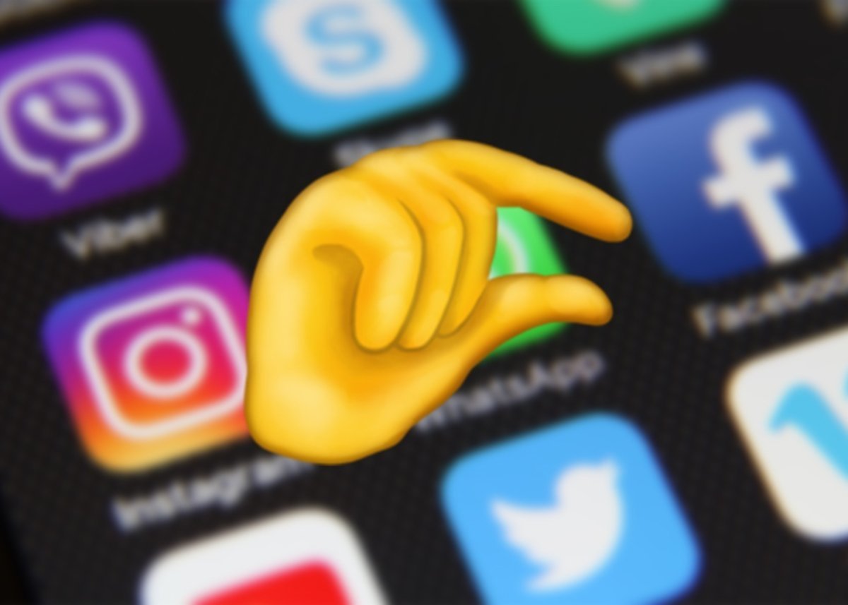 El verdadero significado del emoji de dedos pellizcados