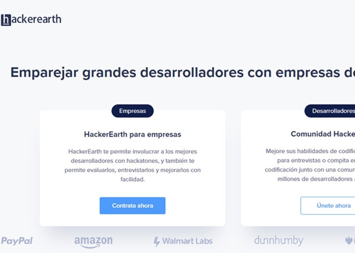 HackerEarth: match developers with large companies