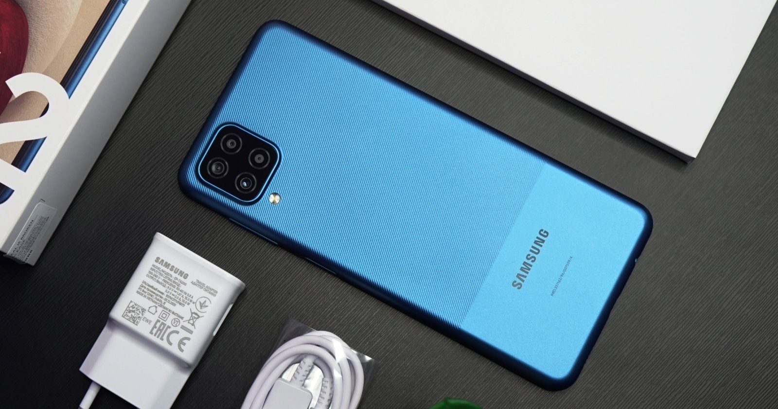 The back of the Samsung Galaxy A12