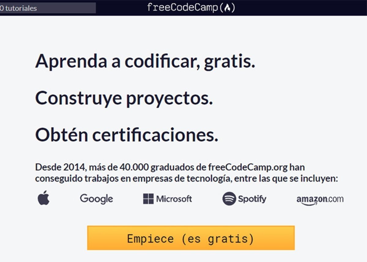 freeCodeCamp: aprende a codificar gratis y obtén certificaciones