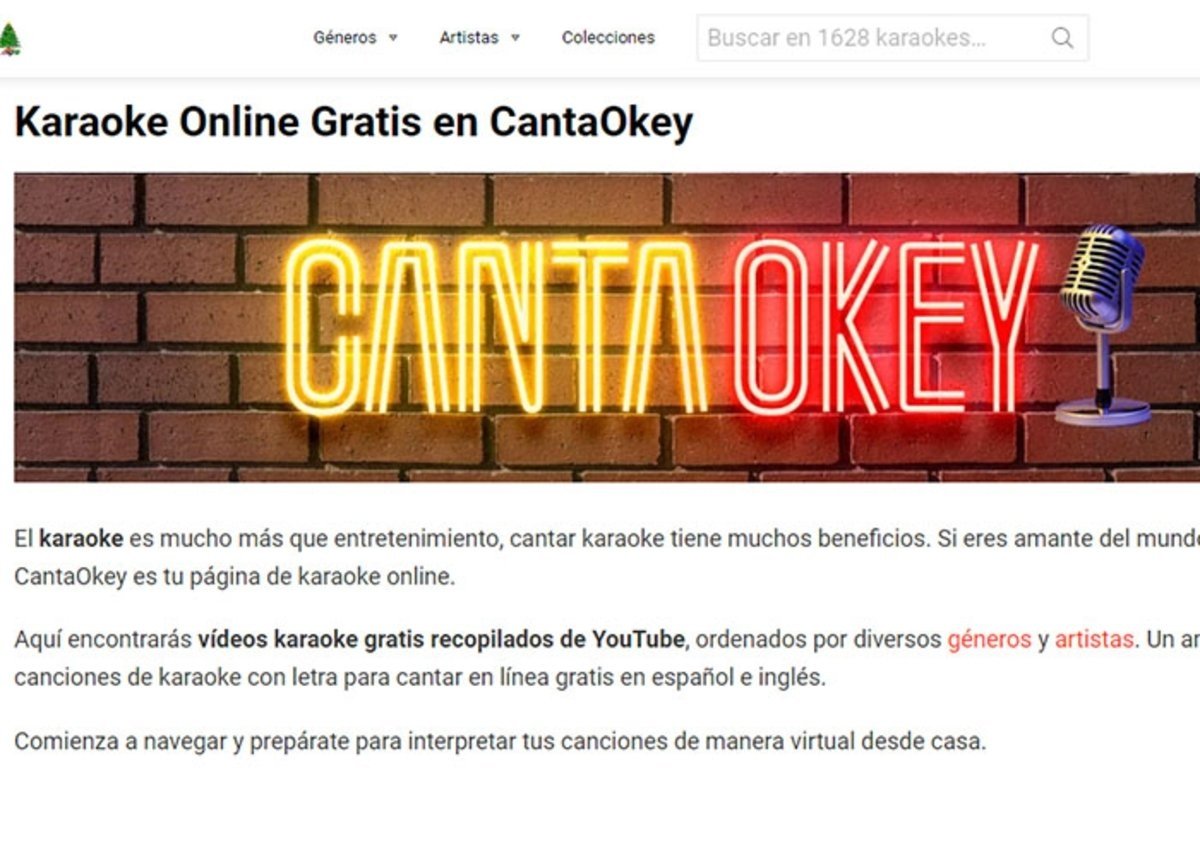 Karaoke online gratis en CantaOkey