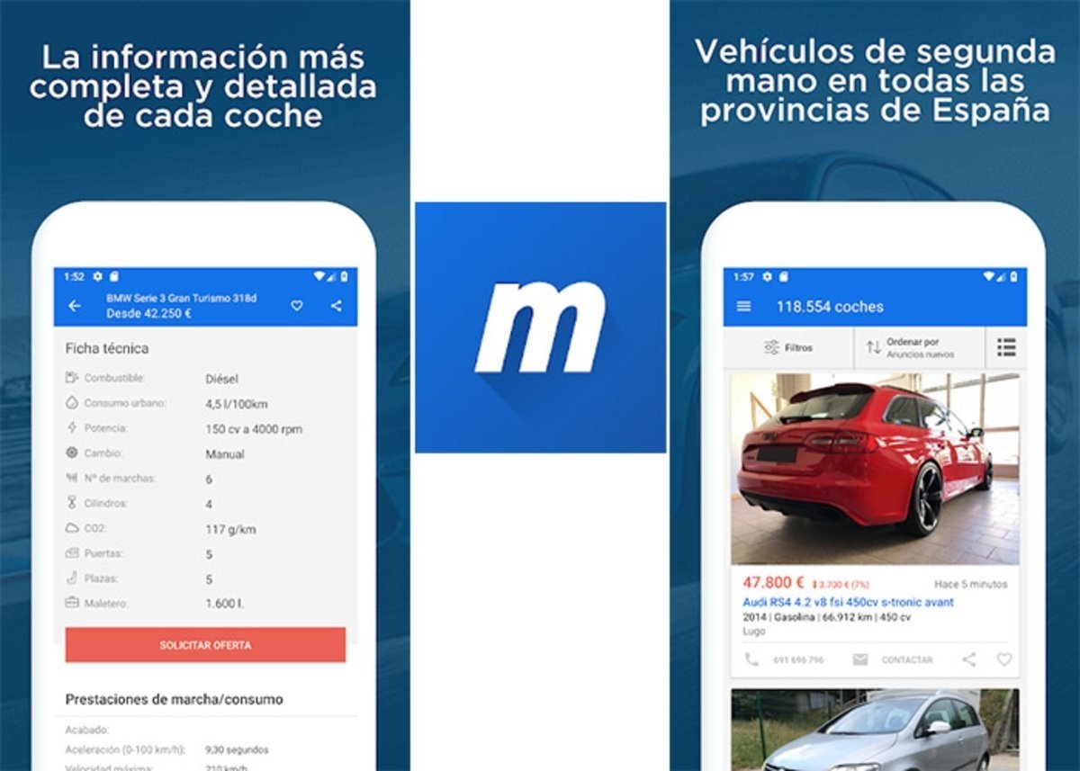 Motor.es: información detallada y completa de cada coche