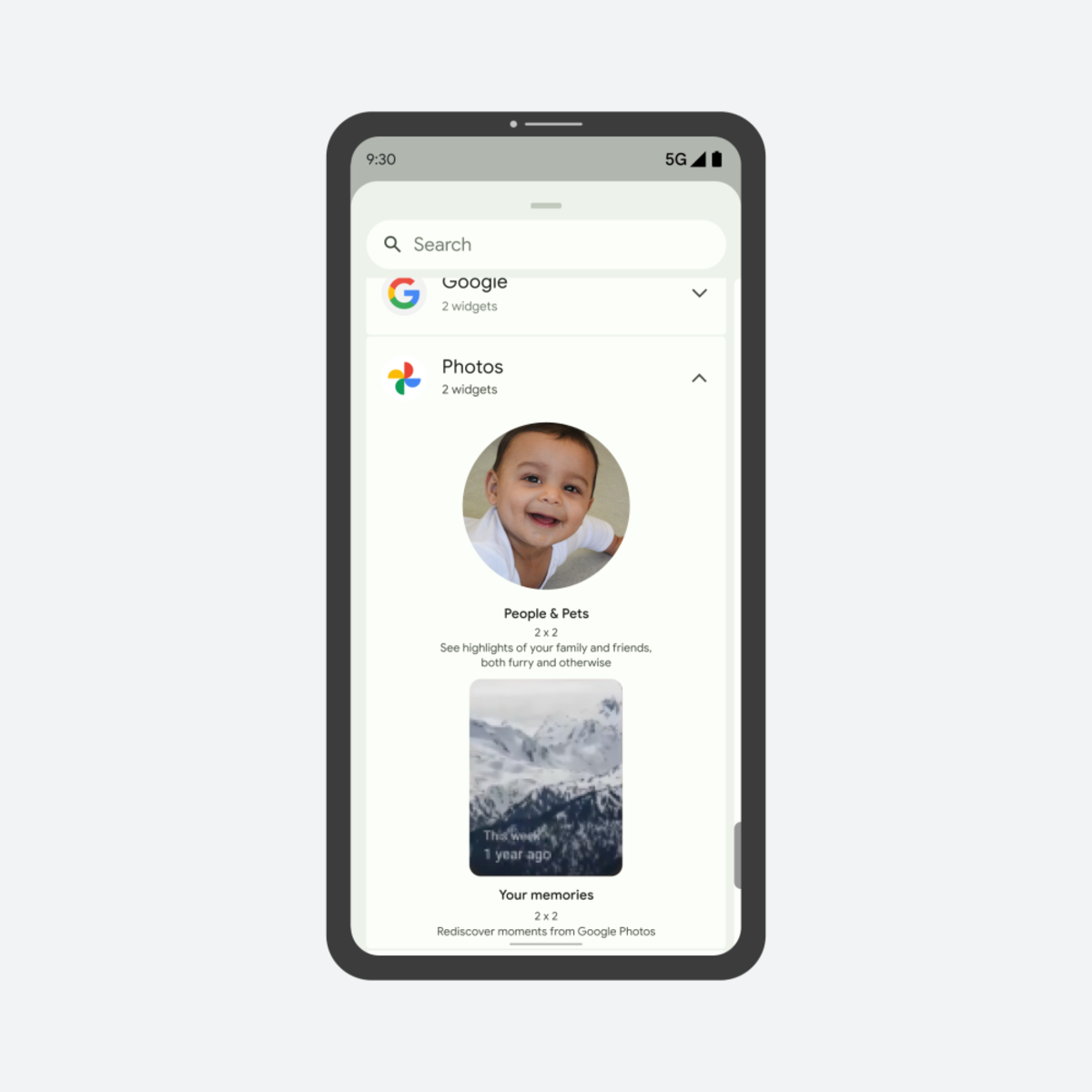 Otras tres apps de Google se actualizan con nuevos widgets inspirados en Material You
