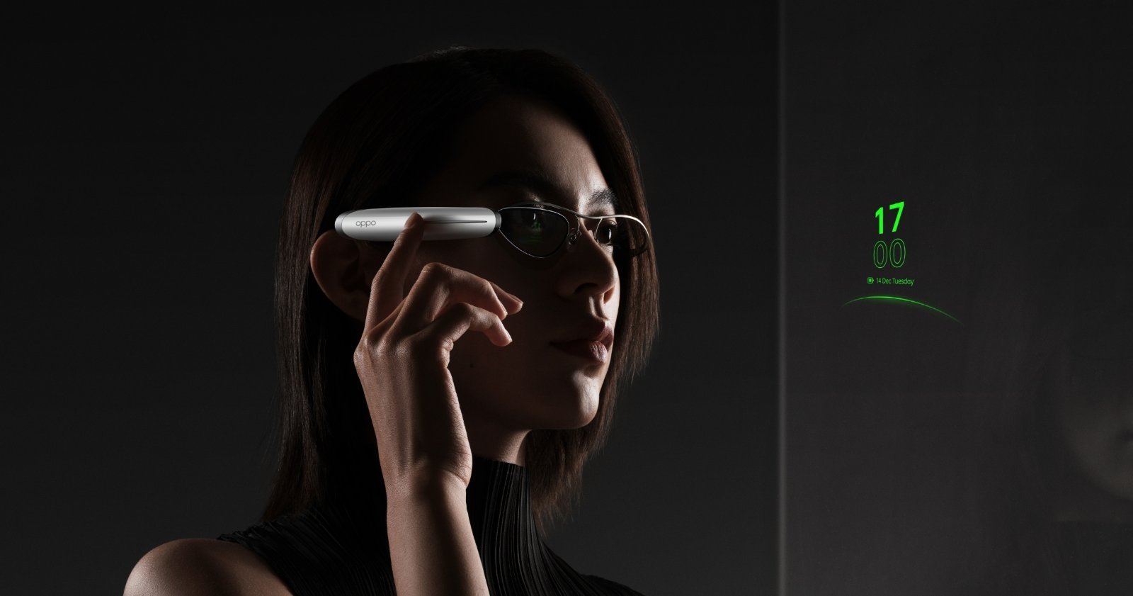 OPPO Air Glass, unas gafas de "realidad asistida" con proyector micro LED y control con la cabeza