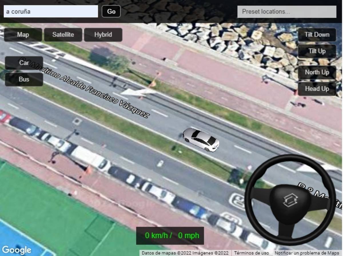 Con esta web puedes simular que conduces en Google Maps por cualquier parte del mundo