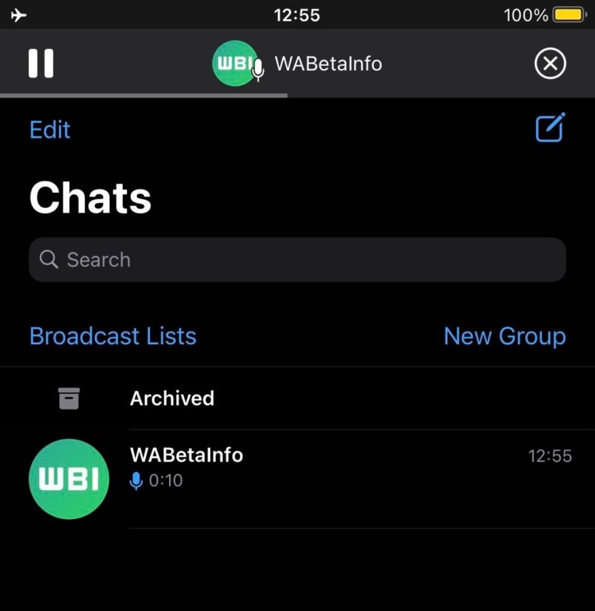 WhatsApp por fin dejará reproducir audios en segundo plano